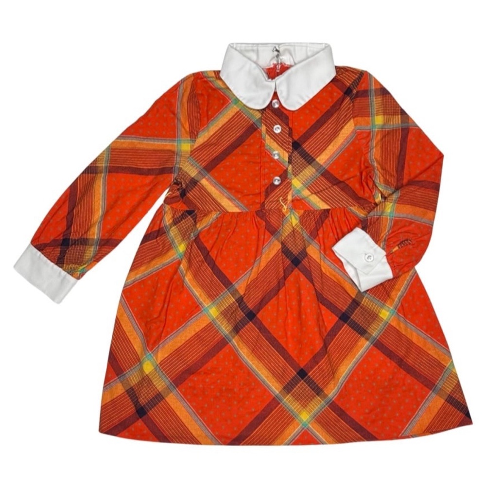Vintage Neiman Marcus Little One By Johnston Plaid Dress